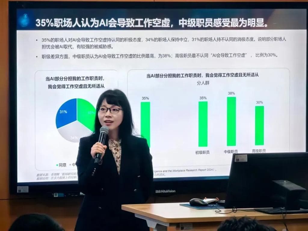 AI时代职场人调查：56%认可发展趋势，企业应用普及度待提升
