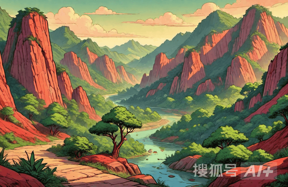 中国红石公园“丹霞山”，世界自然遗产，大自然的杰作
