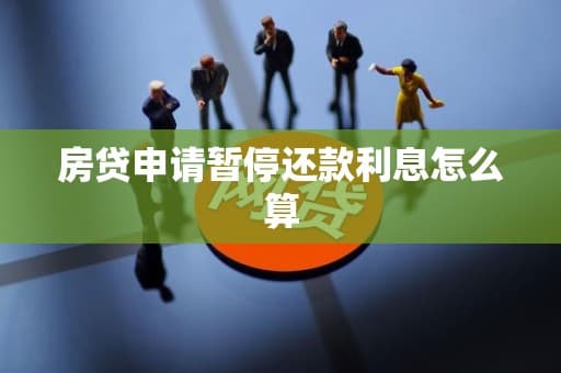 房贷申请暂停还款利息计算及注意事项