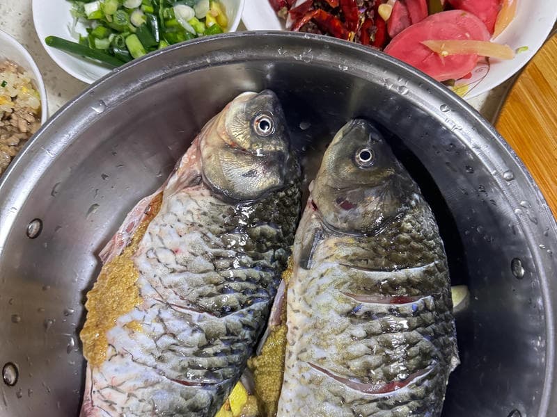 家庭版水煮鲫鱼