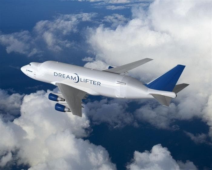 波音747-400LCF大型运输机：梦想搬运工