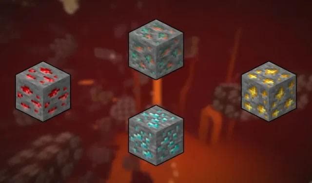Minecraft 1.21 中的最佳矿石分布等级：钻石、黄金、红石等