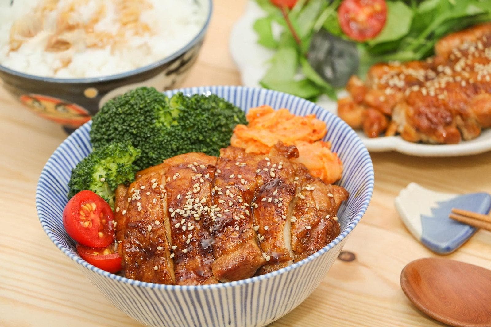 日式照烧鸡便当：营养午餐新宠！