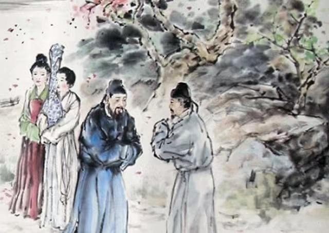“落花时节又逢君”的“落花”，是花开还是花落？