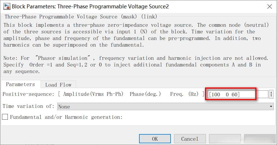 MATLAB/Simulink电力电子仿真：三相可编程电压源的设置与使用详解