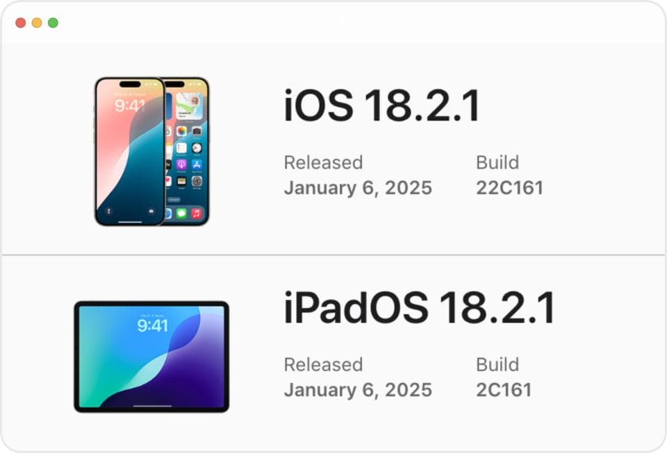 iOS 18.2.1正式版发布：修复问题有限，但流畅度有所提升