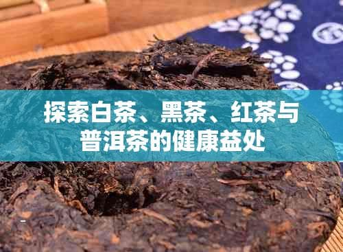 探索白茶、黑茶、红茶与普洱茶的健康益处