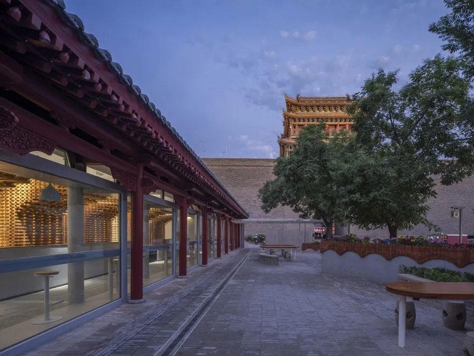 榆林古城南门工贸院改造：传统与现代的对话