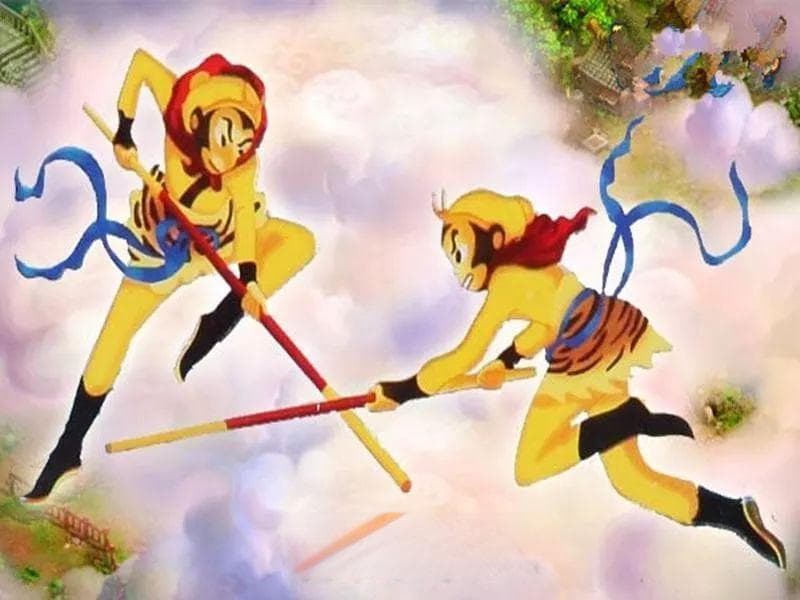 两个孙悟空“二心搅乱大乾坤”，是谁的二心？