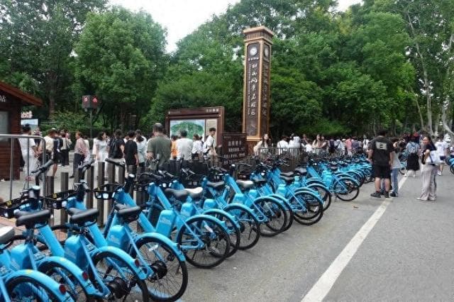 氢能自行车现身中山陵景区，游客通行难有望缓解？