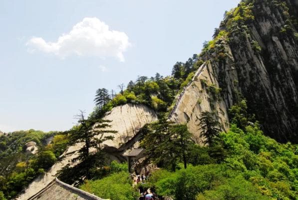 打卡100个景点之华山第三天险苍龙岭