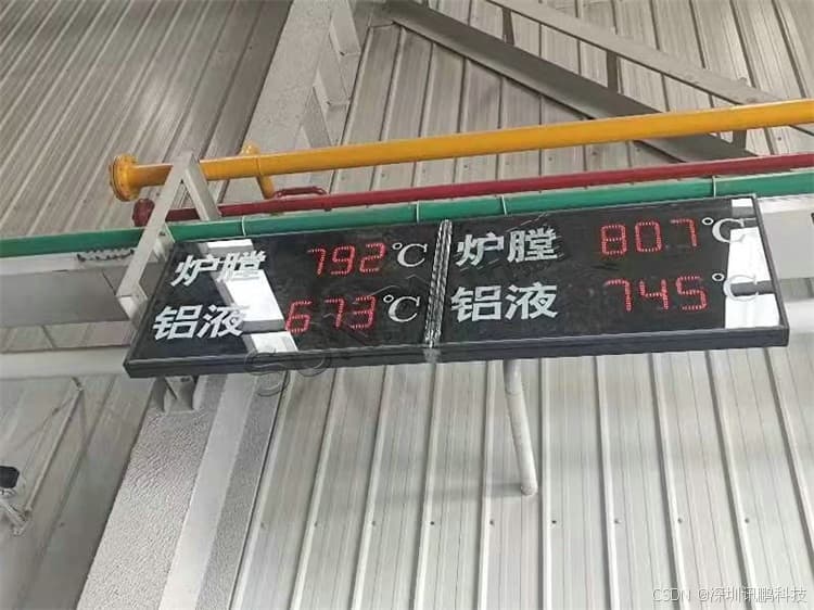 工业显示屏在冶炼加工中实时监控温度状态