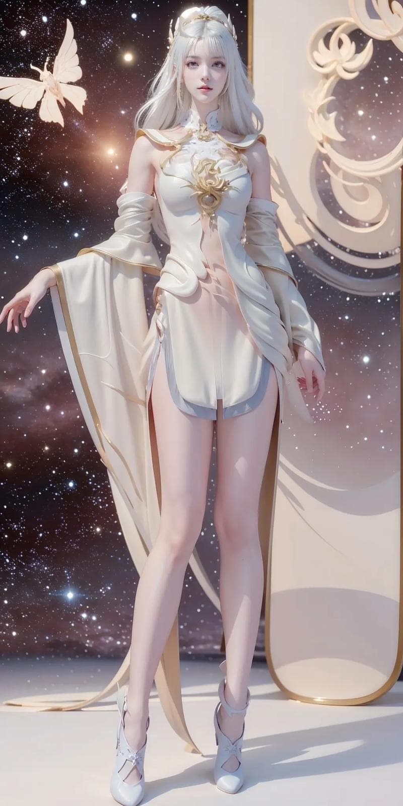 如何利用AI绘画技术呈现貂蝉不同皮肤的形象