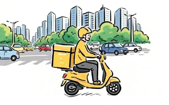 未签劳动合同，外卖员送餐时摔伤谁赔偿？