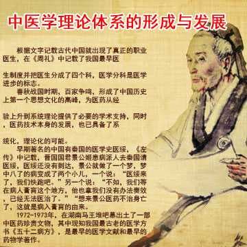 中医学理论体系的形成与发展
