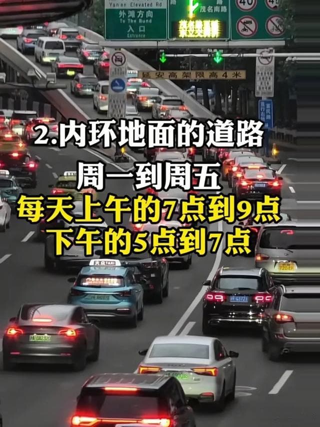 上海新能源车免费绿牌惹的祸？上海高架拥堵背后谁在“背锅”？