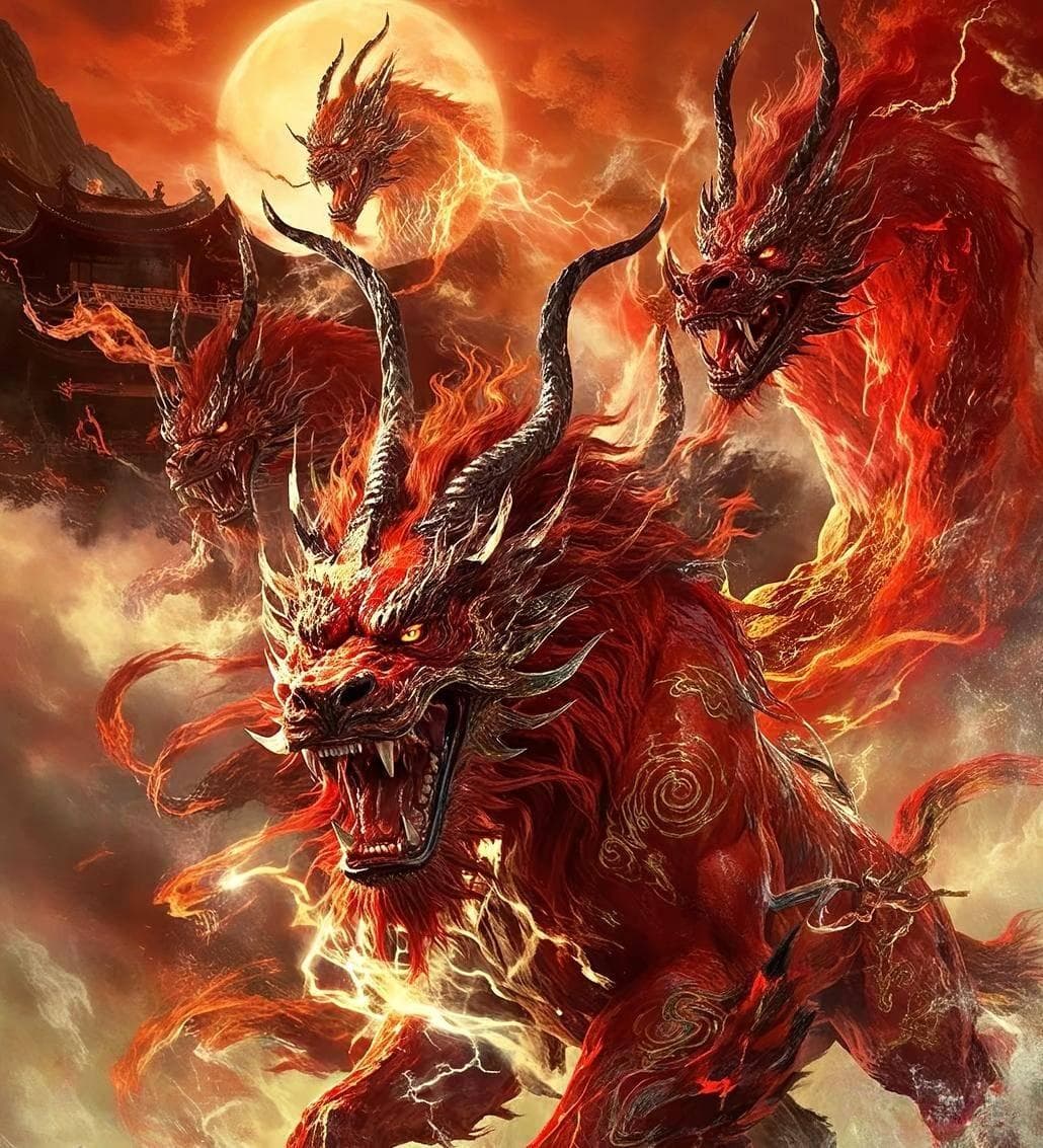 上古四大瑞兽之狻猊：香火缭绕中的龙子传说