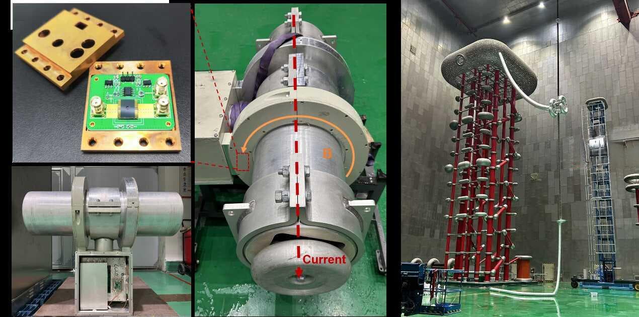 上海微系统所成功研制可用于±800kV特高压输电线路的量子电流传感器