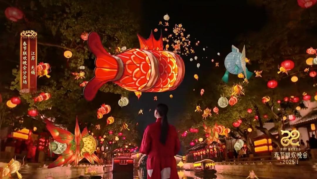震撼！2025年春晚这些名场面，硬核科技与传统文化完美融合