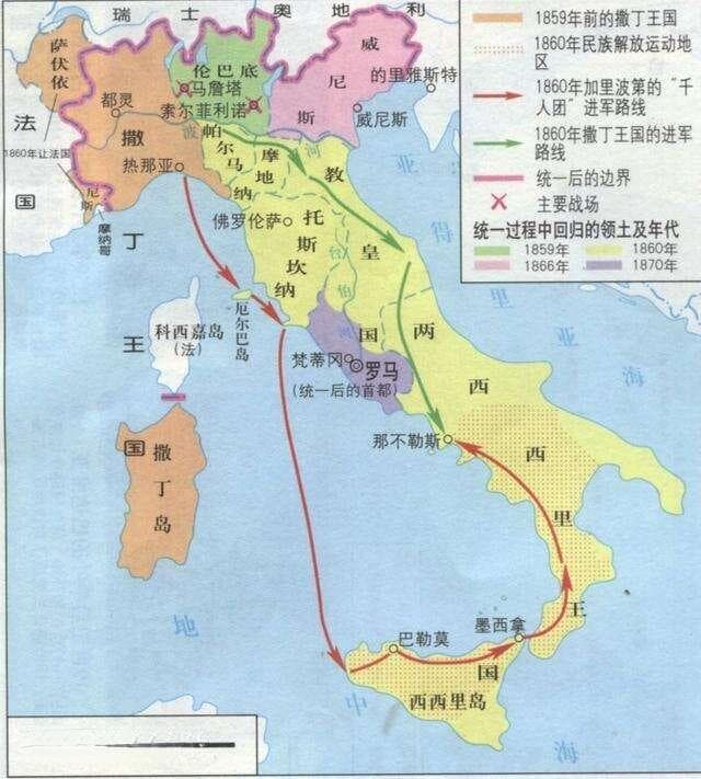 通往罗马之路：意大利的统一历程