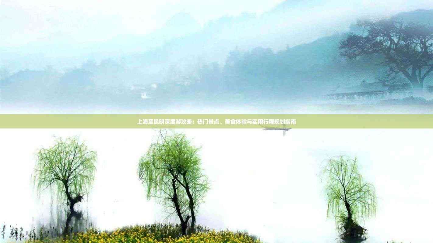 上海至昆明深度游攻略：热门景点、美食体验与实用行程规划指南