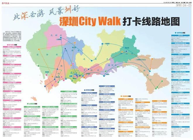 重磅首发！深圳五条City Walk打卡线路上线！