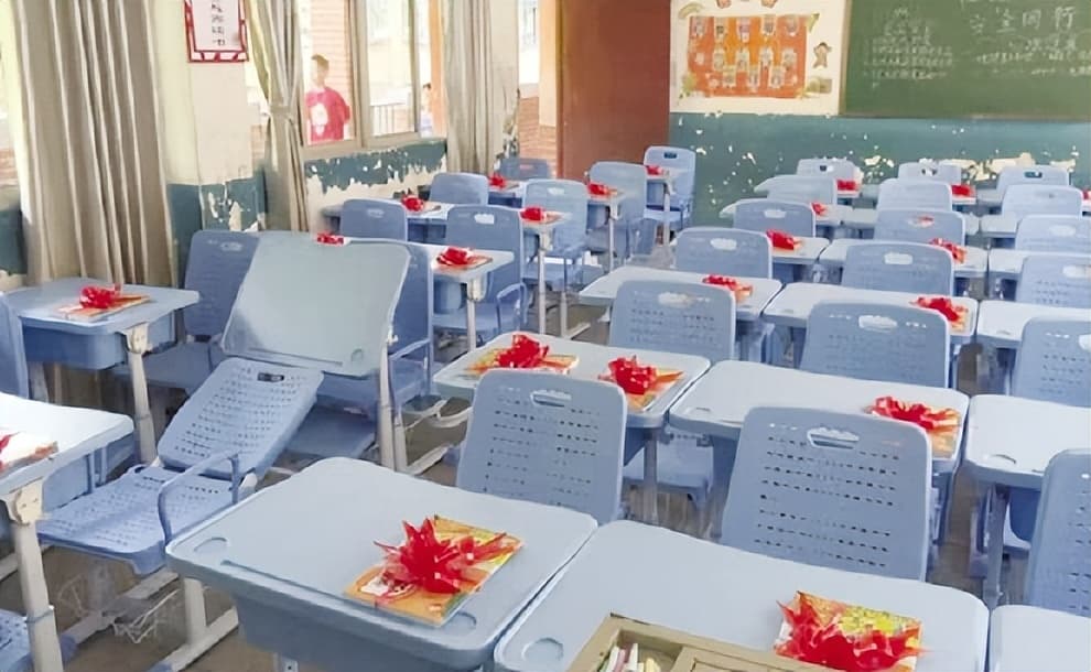多地学校创新午休方式 引入可躺式课桌椅