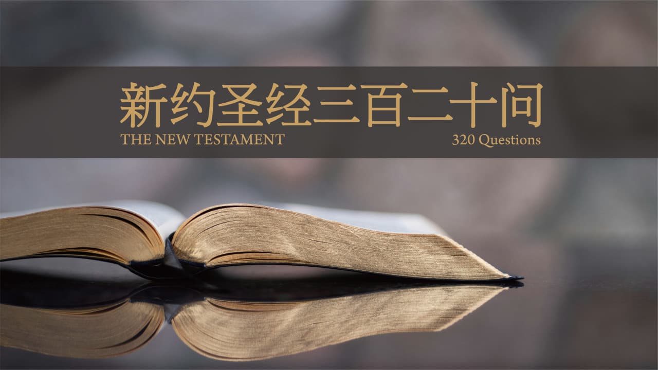 新约圣经三百二十问 |093. 何以《约翰福音》的记载与前三福音不同？