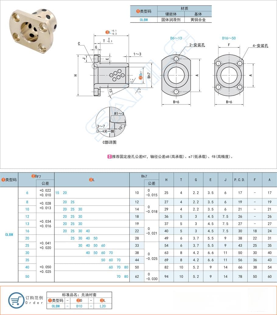 铜合金型无油衬套的耐磨性如何？