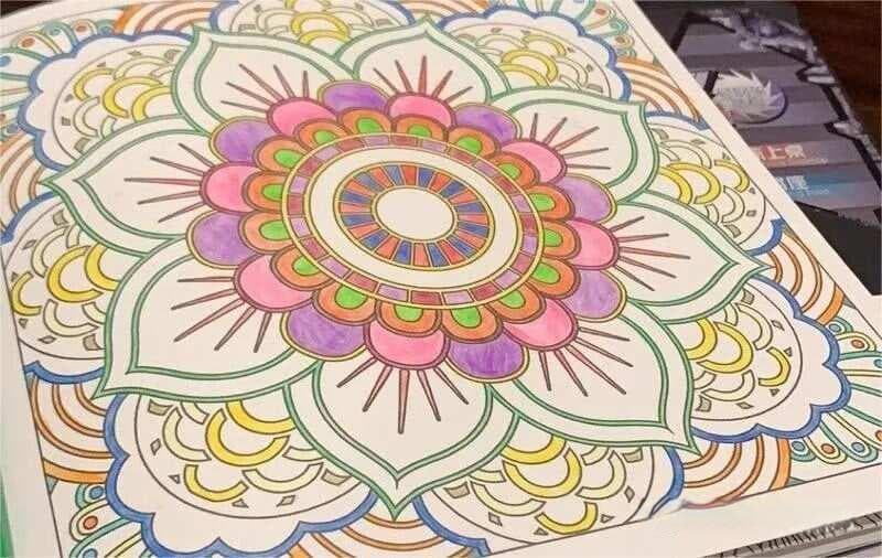 心理疗愈丨曼陀罗绘画的操作步骤