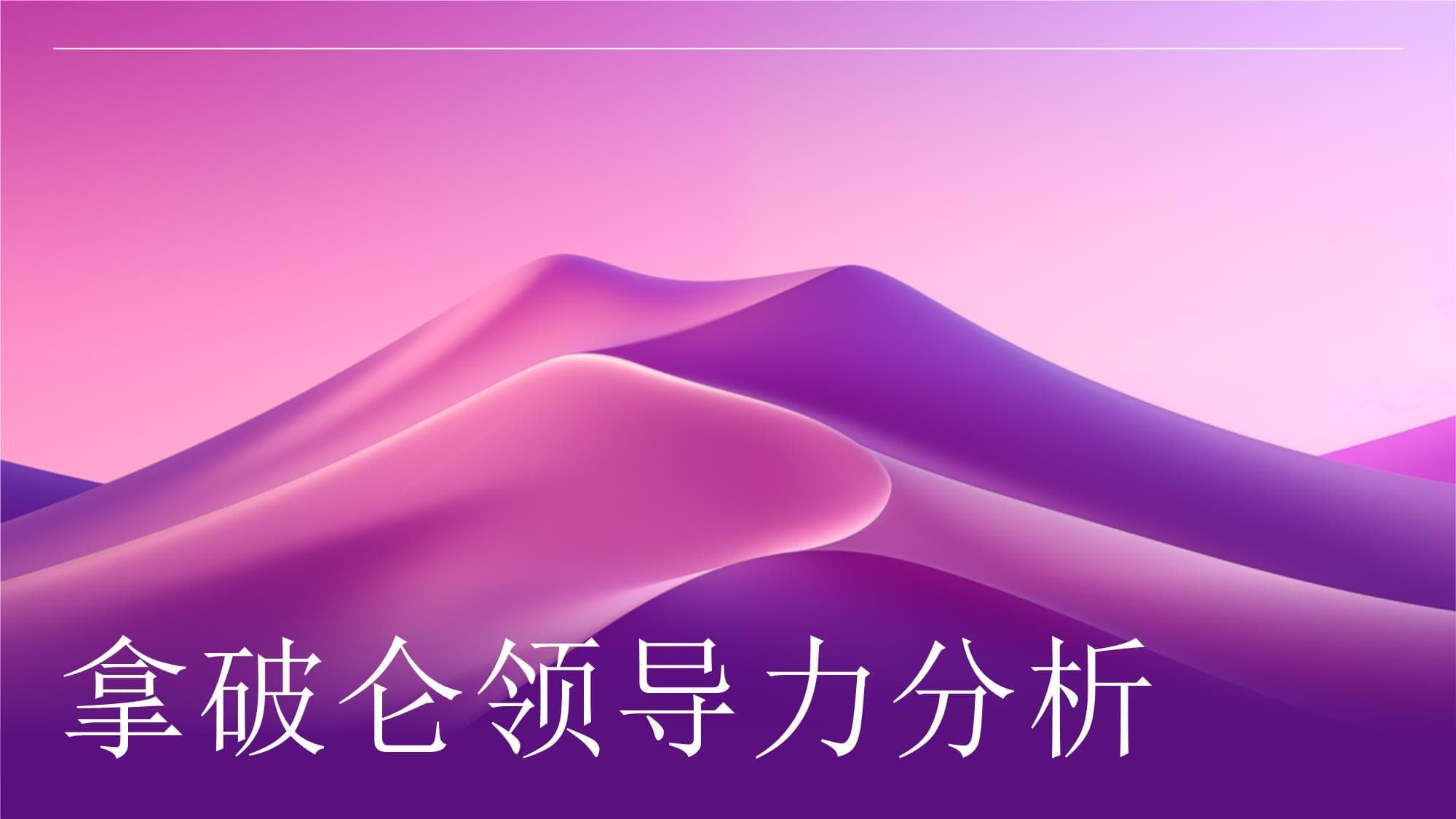 拿破仑领导力分析