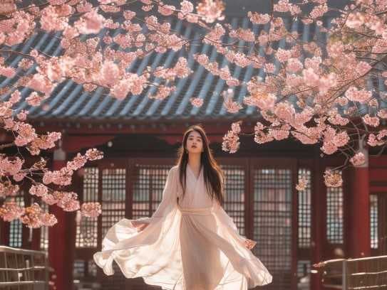鸡鸣寺樱花，春之使者里的浪漫使者