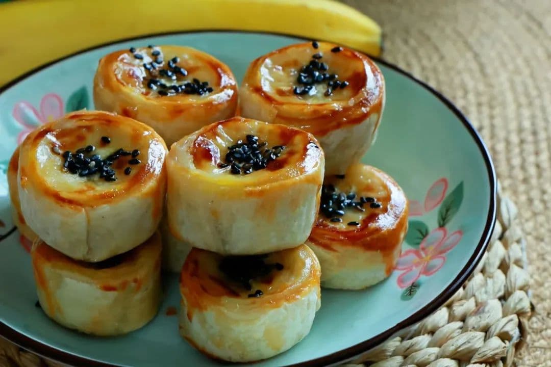 手抓饼香蕉派：简单又美味的万能点心