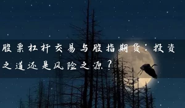股票杠杆交易与股指期货：投资之道还是风险之源？