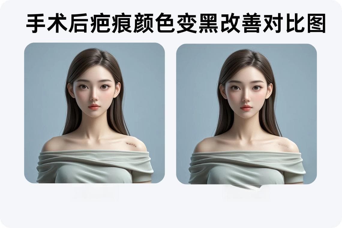 手术后疤痕颜色变黑怎么办