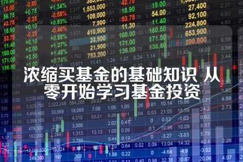 浓缩买基金的基础知识 从零开始学习基金投资