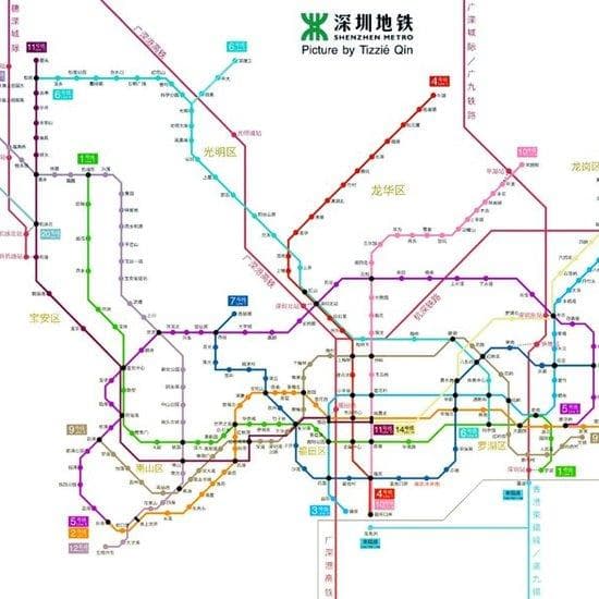 深圳地铁高清版大图：2024年最新线路图及建设进展