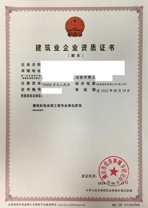 建筑业企业专业承包资质分类详解