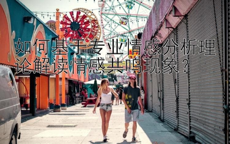 如何基于专业情感分析理论解读情感共鸣现象？