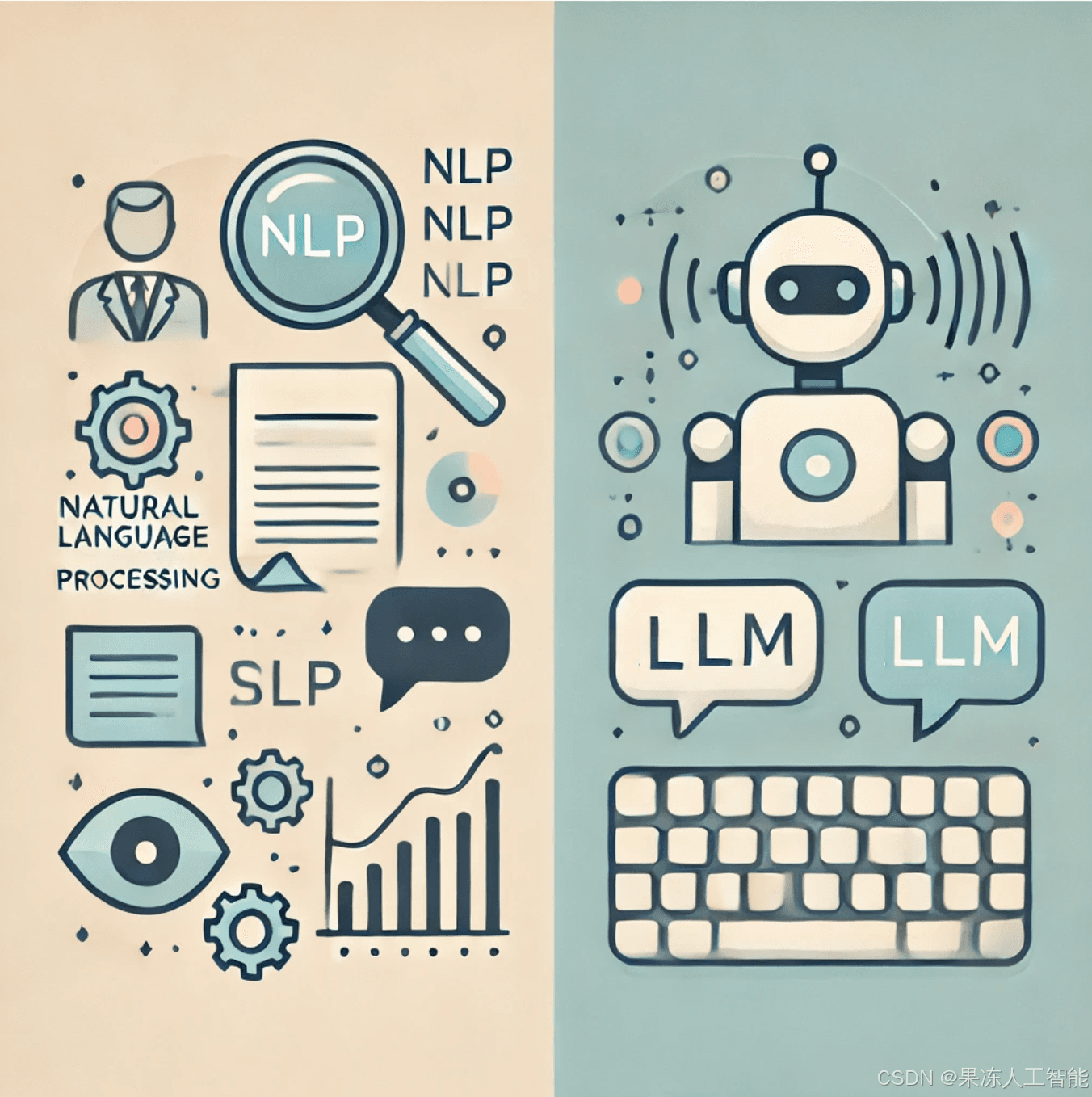 NLP vs. LLM：一篇帮你看清两者区别的简单指南