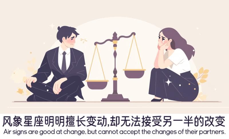 风象星座明明擅长变动，却无法接受另一半的改变