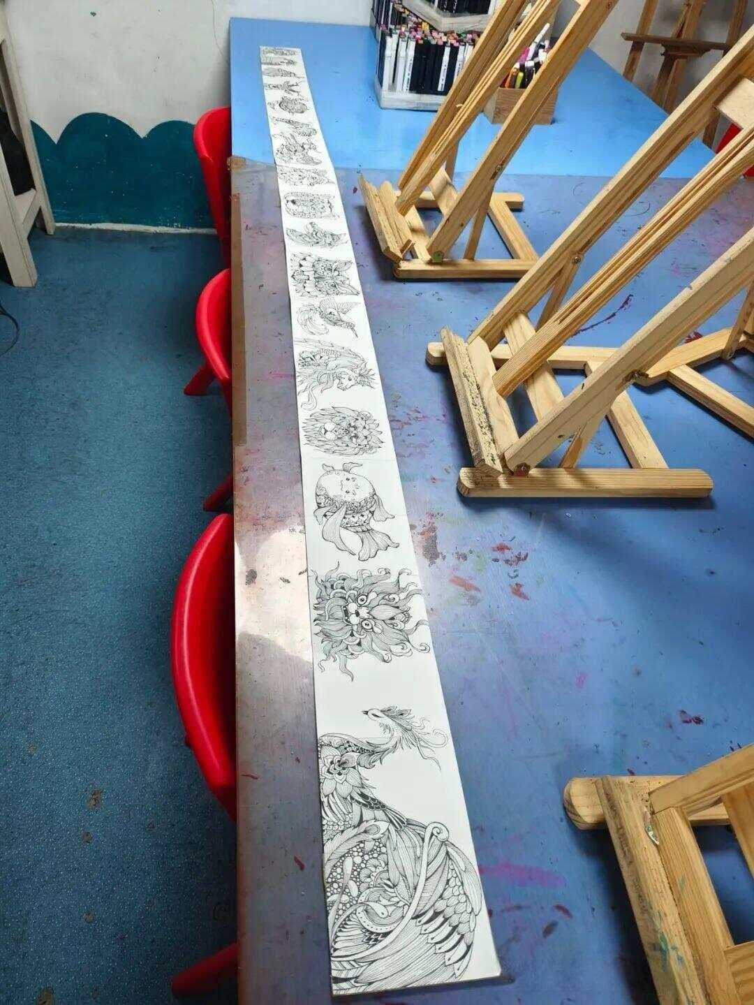 手绘合集分享：17张精美动物线描插画