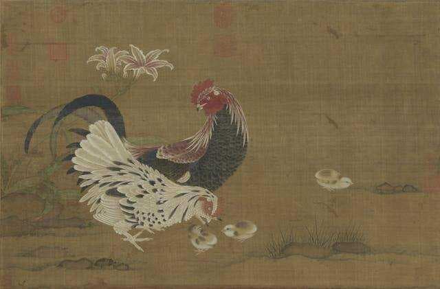 明 佚名《鸡图》鉴赏