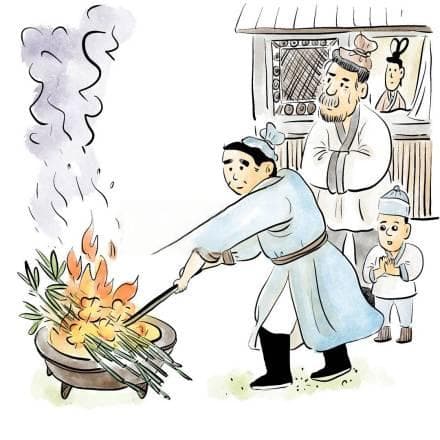 放爆竹：中国传统民俗活动