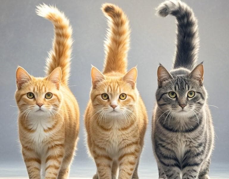 喵星人尾巴背后的小秘密：猫咪翘尾含义大揭秘