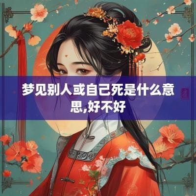 梦见别人或自己死是什么意思,好不好