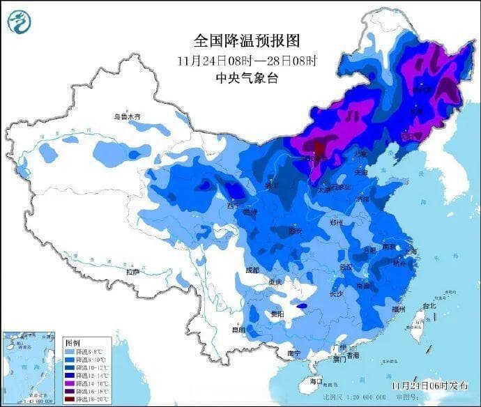 最低-1℃！寒潮来袭！确认影响江苏