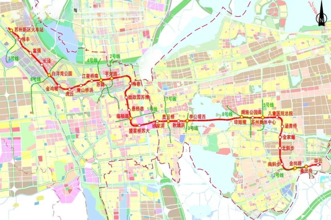 人文苏州触手可及，苏州地铁6号线正式开通运营