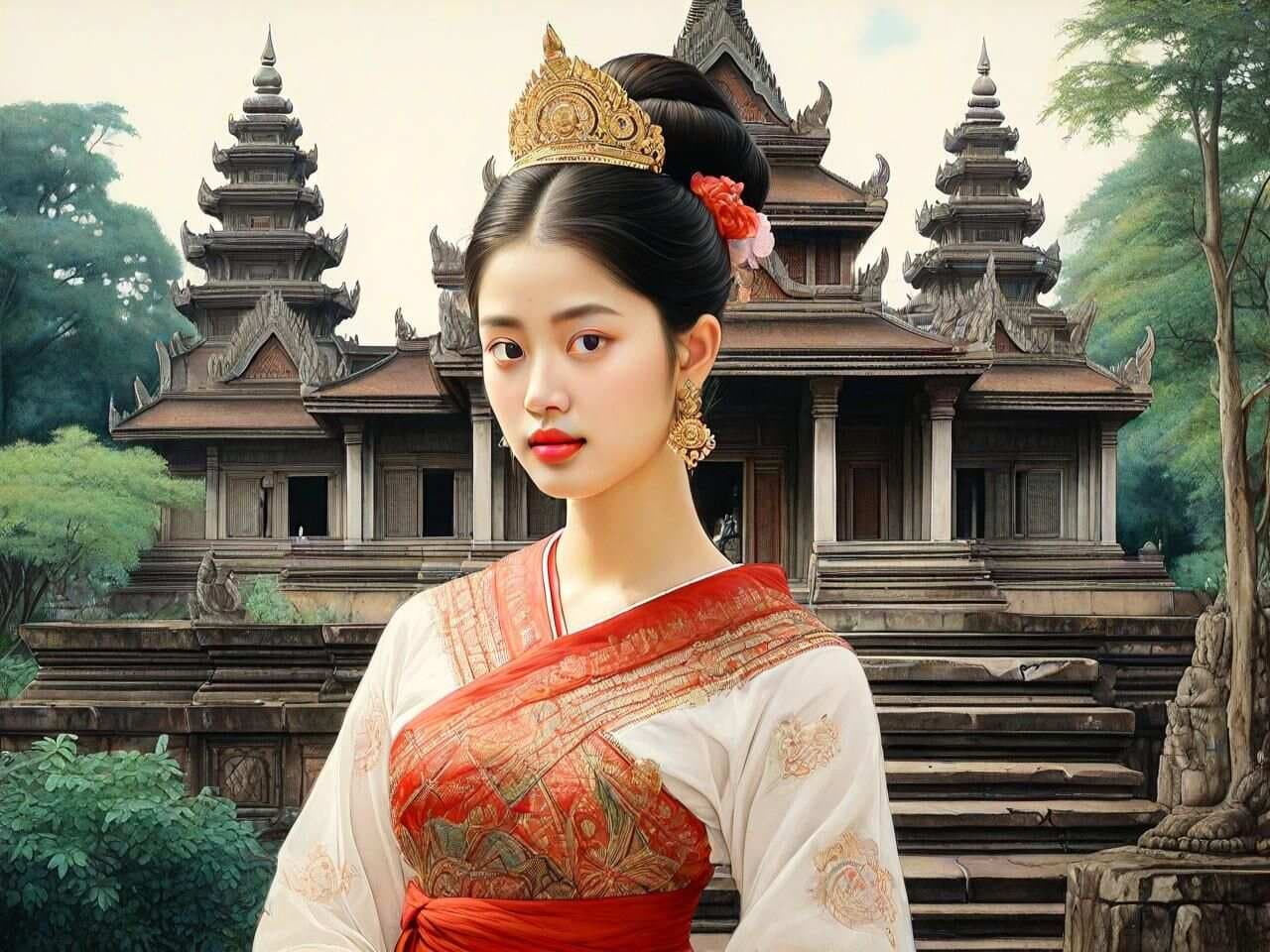 柬埔寨：古建筑与佳人的双重魅力