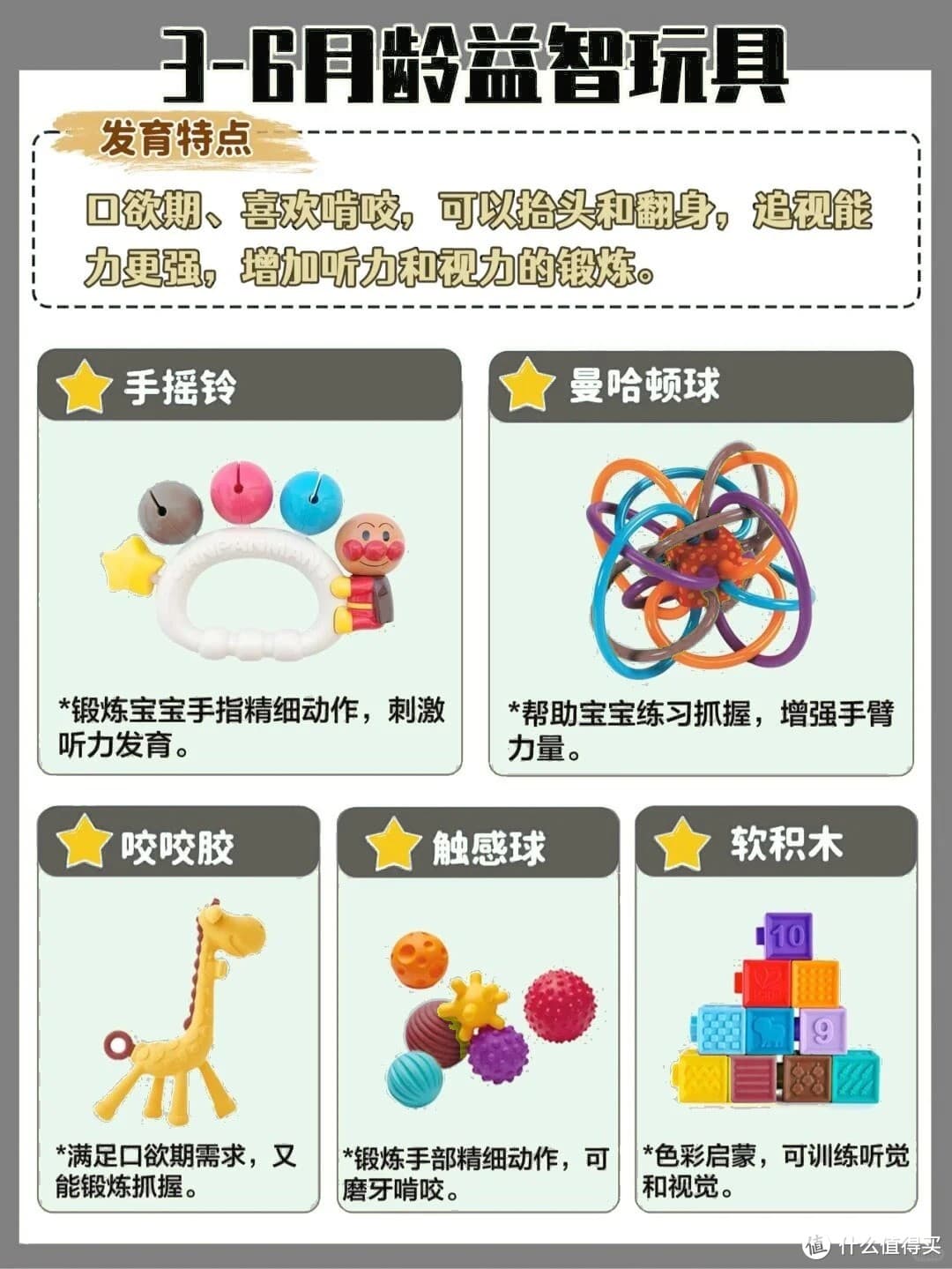 0-3岁宝宝早教益智玩具全攻略：不同月龄段玩具推荐
